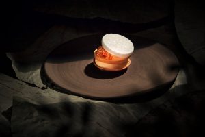 Fine Dining Teller im Restaurant Coda